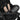 Tandem Stroller Taupe And Black Steel