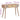 Console Table With 3 Drawers Solid Pinewood