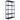 Storage Shelf Racks 2 Pcs Black 250 Kg Plastic