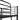Bunk Bed With Table Without Mattress Metal