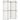 12-Panel Folding Exhibition Display Wall 242X200 Cm White