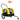2-In-1 Pet Bike Trailer & Jogging Stroller Yellow And Black
