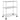 3-Tier Storage Rack With Wheels 150 Kg