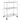 3-Tier Storage Rack With Wheels 150 Kg