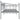 Sofa Bed Frame Without Mattress Metal 90X200 Cm