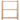 3-Tier Storage Rack Solid Pinewood