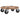 Dolly Trolleys 6 Pcs Round Engineered Wood