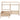 Day Bed And Bench Set With Roof Without Mattress