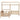 Day Bed And Bench Set With Roof Without Mattress