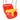 Baby Swings 2 Pcs Red 36 X 43 X 42 Cm Plastic