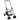 Folding Pet Stroller 81 X 47 X 99 Cm 600D Oxford Fabric
