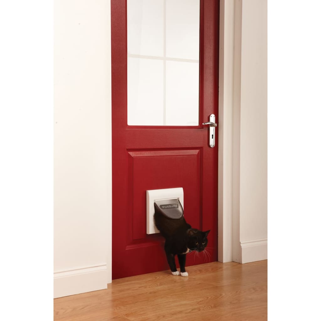Petsafe Magnetic 4-Way Cat Flap Classic 932 White