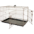 Flamingo Pet Crate Ebo Metallic Brown 517582