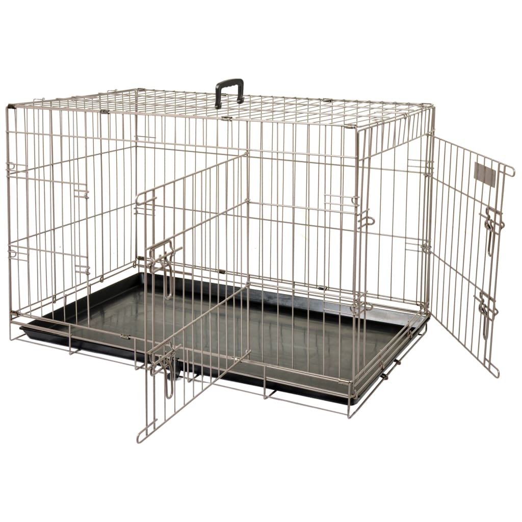 Flamingo Pet Crate Ebo Metallic Brown 517582