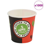 1000 Pcs Disposable Coffee Cups Paper (4 Oz)