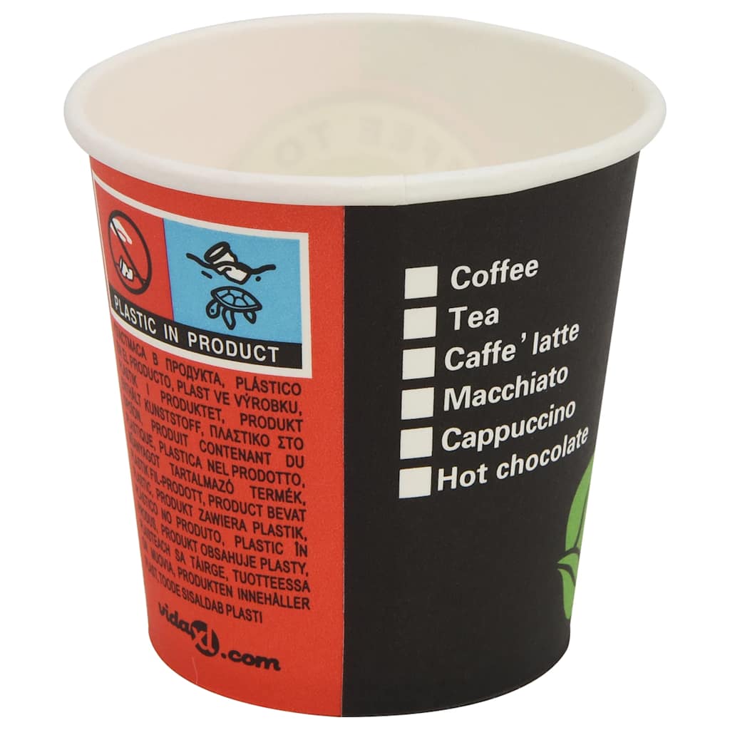 1000 Pcs Disposable Coffee Cups Paper (4 Oz)