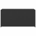 Garden Storage Box Black 120x50x60 cm Poly Rattan