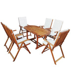 Furniture Set Brown Wood