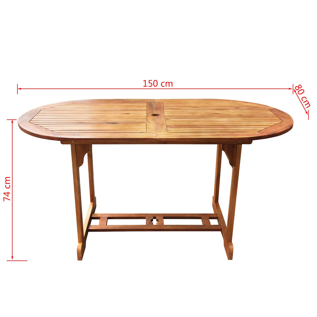 Furniture Set Brown Wood