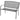 Garden Bench 108 cm Steel and Mesh Anthracite