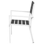 Furniture Set 5 pcs Black and White