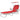 Sun Lounger with Canopy Steel Red