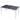 Garden Table 150x90x74 cm Black Steel