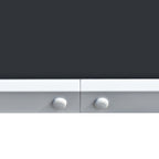 Garden Table 150x90x74 cm Black Steel