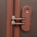 Four Piece Hardcase Trolley Set Coffee