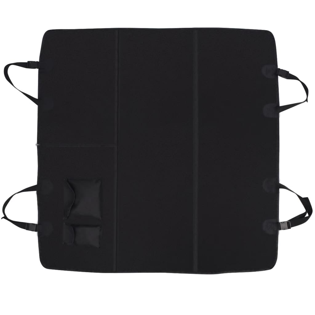 Pet Rear Car Seat Cover 148X142 Cm Black