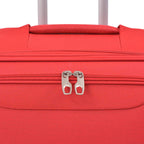 3 Piece Soft Case Trolley Set Red