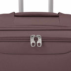 3 Piece Soft Case Trolley Set Coffee