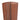 Double-Sided Garden Fence PVC 90x500 cm Brown