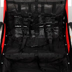 2-in-1 Bike Trailer & Stroller Black and Red