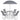 6 Piece Outdoor Dining Set Steel and Textilene Grey