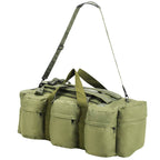 3-in-1 Army-Style Duffel Bag 45 L Olive Green
