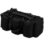 3-in-1 Army-Style Duffel Bag 45 L Black