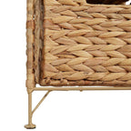 Storage Unit with 5 Baskets 25.5x37x100 cm Water Hyacinth