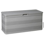 Garden Storage Box Grey 117x45x56 cm