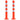 Traffic Control Bollards 5 Pcs Plastic 75 Cm