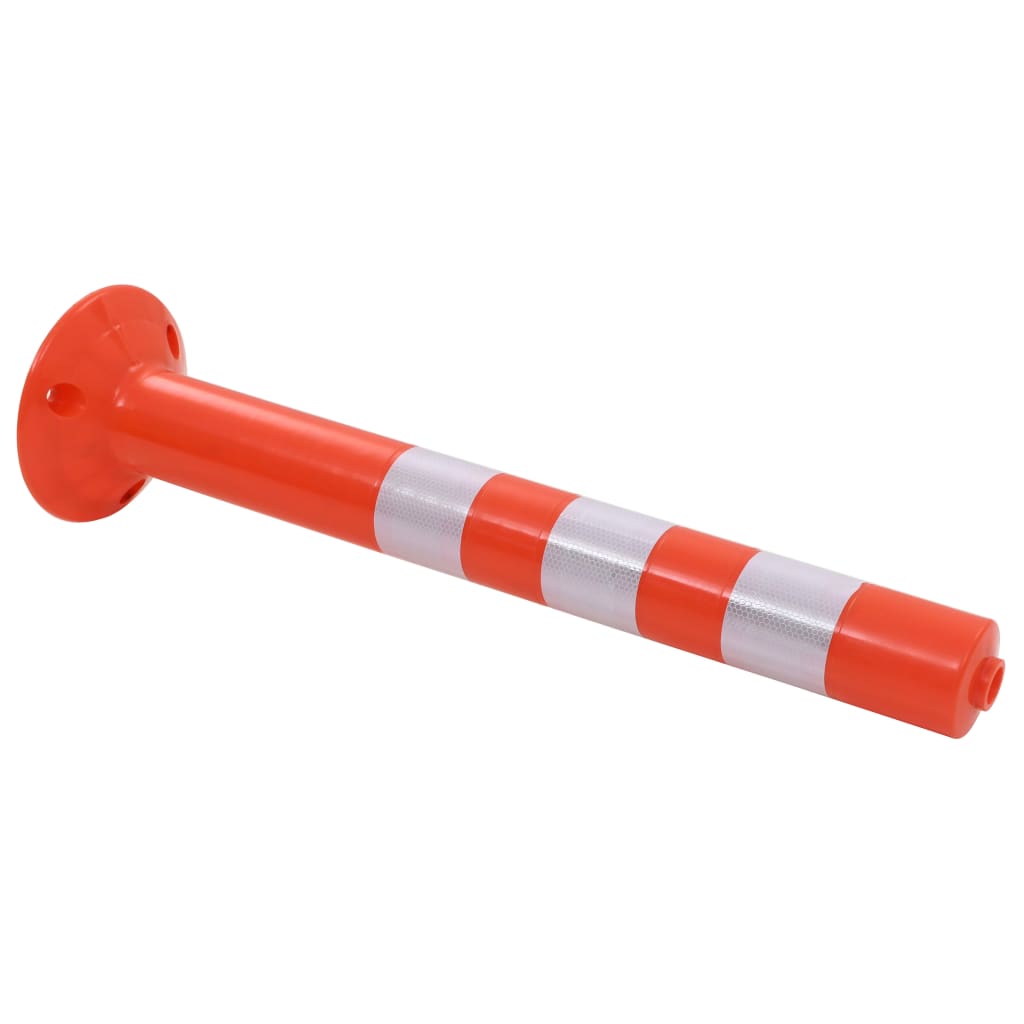 Traffic Control Bollards 5 Pcs Plastic 75 Cm