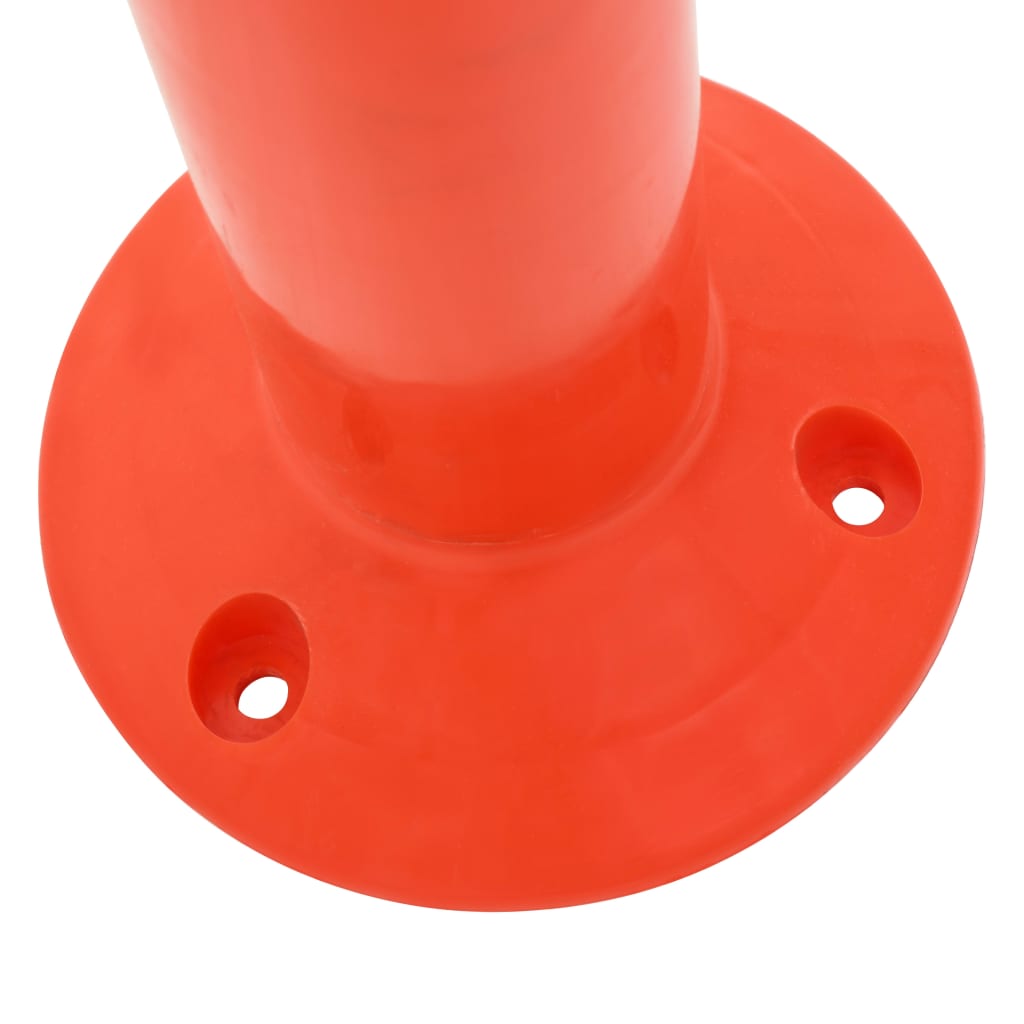 Traffic Control Bollards 5 Pcs Plastic 75 Cm