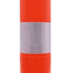 Traffic Control Bollards 5 Pcs Plastic 75 Cm