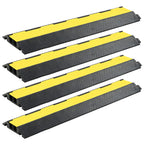 Cable Protector Ramp 2 Channels Rubber 101.5 Cm