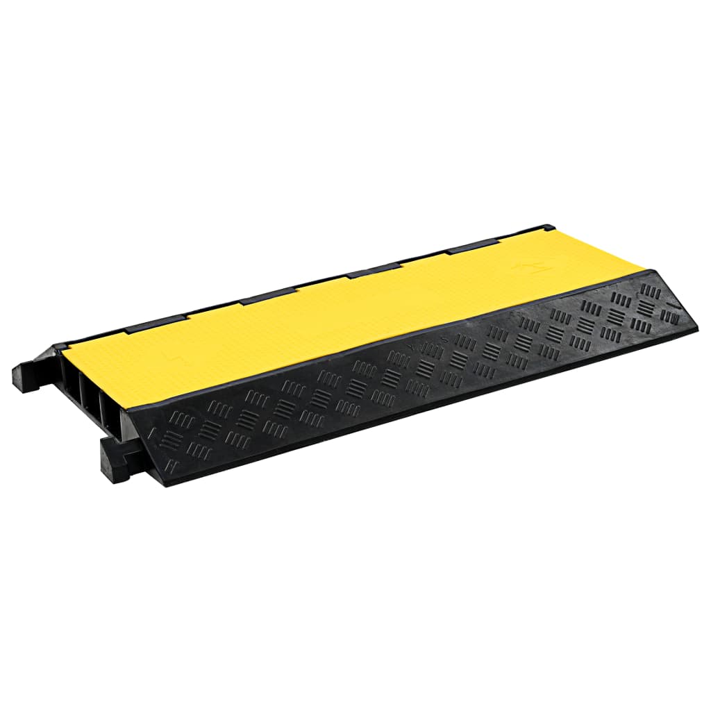 Cable Protector Ramp 2 Channels Rubber 101.5 Cm