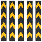 Reflective Corner Guards 5 Pcs Rubber 80 Cm