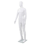 Full Body Mannequin With Glass Base Glossy 175 Cm