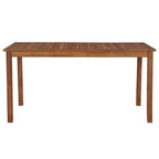 Garden Table 150x90x74 cm Solid Acacia Wood