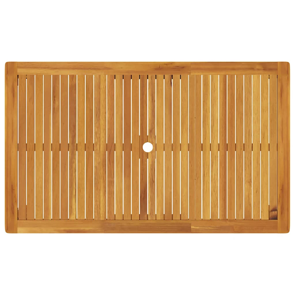 Garden Table 150x90x74 cm Solid Acacia Wood