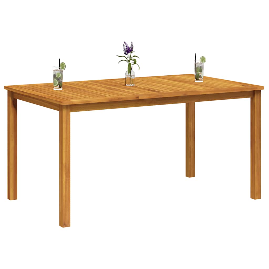 Garden Table 150x90x74 cm Solid Acacia Wood